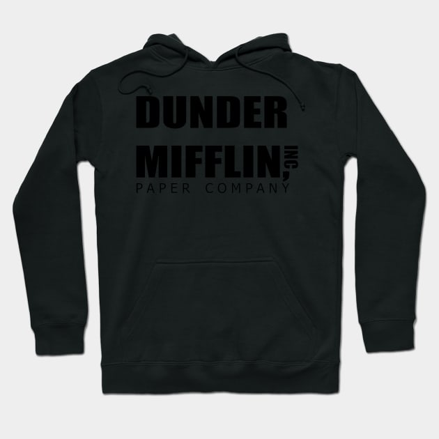 The office - dunder mifflin logo - tv show Hoodie by Uwaki